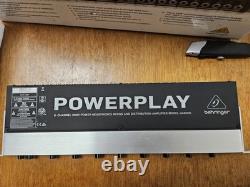 Behringer Powerplay HA8000 8-Channel High-Power Headphones Amplifier Used