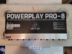 Behringer Powerplay Pro-8 HA8000 8-Channel High-Power Headphones Amplifier Mixer