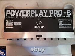 Behringer Powerplay Pro-8 HA8000 8-Channel High-Power Headphones Amplifier Mixer