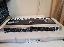 Behringer Powerplay Pro-8 HA8000 8-Channel High-Power Headphones Amplifier Mixer