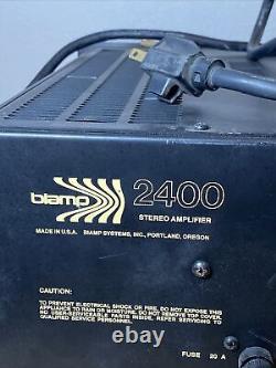 BiAmp Systems Professional Stereo Power Amplifier 2400