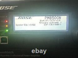 Bose PM8500N Eight Channel Configurable Professional Power Amplifier