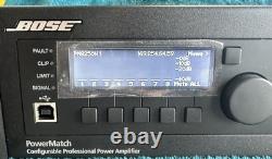 Bose PowerMatch PM8250 PM8250N 8-Channel 2000W Pro Power Amplifier ControlSpace