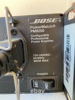 Bose powermatch pm8250 Configurable professional power amplifier
