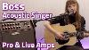 Boss Acoustic Singer Pro Live Amplifiers Review Demo