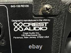 CREST AUDIO CA4 1000W 2-Channel Professional Power Amplifier (Made in USA)