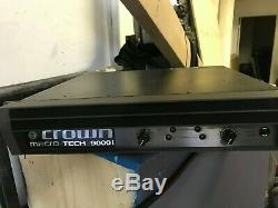 CROWN MACRO-TECH 9000I AMPLIFIER pro Audio