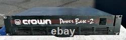 CROWN Power Base 2 Professional Power Amplifier Works Great Good Cond + wty