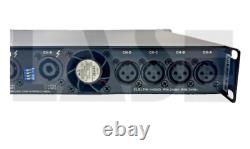 CVR Audio D-1004 BLACK Professional Power Amplifier 1 Space 1000 Watts x4 at 8