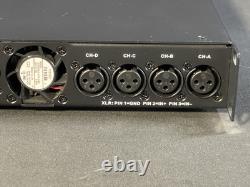 CVR Audio D-1004 Blue Professional Power Amplifier 1 Space 1000 Watts Used Read