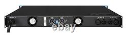 CVR Audio D-1502 BLACK Professional Power Amplifier 1 Space 1500 Wattsx4 at 8
