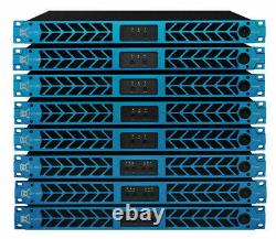 CVR Audio D-3002 Professional 2-Channel Class D One Space Power Amplifier Blue