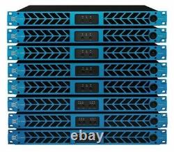 CVR Audio D-3302 BLUE Professional 2-Channel Class D One Space Power Amplifier