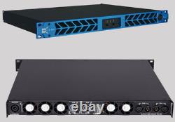 CVR Audio D-802 BLUE Professional Power Amplifier 800 Watts x 2 at 8-Ohm
