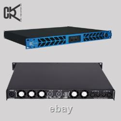 CVR Audio D-802 BLUE Professional Power Amplifier 800 Watts x 2 at 8-Ohm