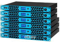 CVR Audio DSP-3004 BLUE Professional Power Amplifier 3000 Watts 4-ch 8-Ohms