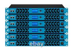 CVR Audio DSP-3004 BLUE Professional Power Amplifier 3000 Watts 4-ch 8-Ohms