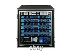 CVR D-1002 Series Professional Power Amplifier 1 Space 1000 Watts x 2 at 8? Blue