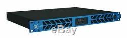 CVR D-2002 Series Professional Power Amplifier 1 Space 2000 Watts x 2 at 8 BLUE