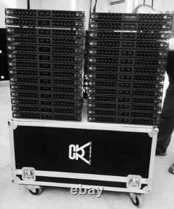 CVR D-2004 Series Professional Power Amplifier 1 Space 2000 Watts x4 at 8? BLACK