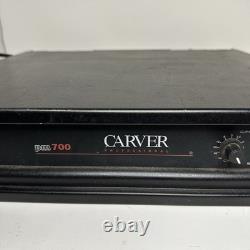 Carver PM-700 Professional Power Amplifier 700W Rack Amp Powers On