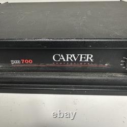 Carver PM-700 Professional Power Amplifier 700W Rack Amp Powers On