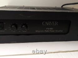 Carver Professional PM-600 Magnetic Field Power Amplifier / Working