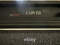 Carver Professional PM1400 power amplifier Left Channel scratchy