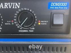 Carvin DCM 2000 2-Channel 2000W Professional Stereo Power Amplifier -Free Ship