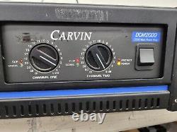 Carvin DCM 2000 2-Channel 200W Professional Power Amplifier FOR PARTS