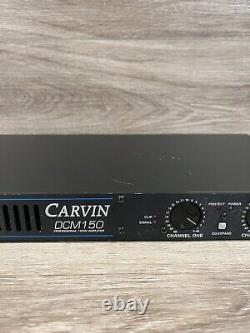 Carvin DCM150 Professional 150 Watt Amplifier Audio Stereo Rack Mount