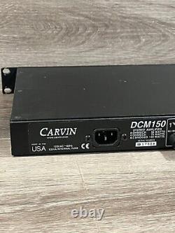 Carvin DCM150 Professional 150 Watt Amplifier Audio Stereo Rack Mount