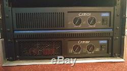 Carvin DCM2500 2500 Watt Power Amplifier 2 Channels & DCM3800L Professional Seri
