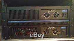 Carvin DCM2500 2500 Watt Power Amplifier 2 Channels & DCM3800L Professional Seri