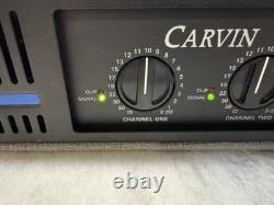 Carvin DCM600 600W Power Amplifier Rackmount 2-Channel Made USA Pro Audio -Works
