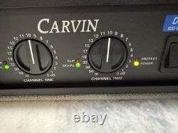 Carvin DCM600 600W Power Amplifier Rackmount 2-Channel Made USA Pro Audio -Works