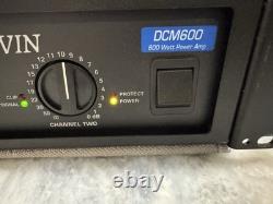 Carvin DCM600 600W Power Amplifier Rackmount 2-Channel Made USA Pro Audio -Works
