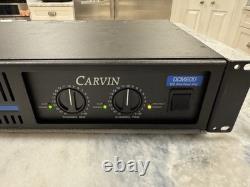 Carvin DCM600 600W Power Amplifier Rackmount 2-Channel Made USA Pro Audio -Works