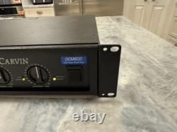 Carvin DCM600 600W Power Amplifier Rackmount 2-Channel Made USA Pro Audio -Works