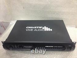Christie Vive Audio Professional 3000W Class D Power Amplifier CDA3