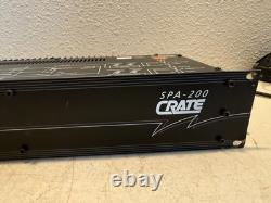 Crate Pro Audio SPA-200 Stereo Power Amplifier Vintage