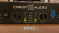 Crest Audio 2000W 2-Channel Professional Power Amplifier CA 9