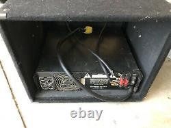 Crest Audio 8001 Professional Power Amplifier with Unitec Rack Mount Road Case
