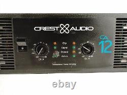 Crest Audio CA12 Stereo Power Amplifier 2800W 2-Channel Professional Audio Unit