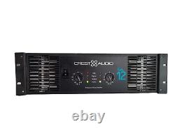 Crest Audio CA12 Stereo Power Amplifier Unit 2800W 2-Channel Professional Rack