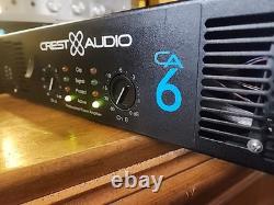 Crest Audio CA6 Professional Power Amplifier 1500W Cleaned &Fully Tested