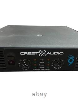 Crest Audio CA9 Professional Power Amplifier 2 Channel Commercial Amp Audio Soun