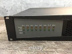 Crest Audio CM 2208 8 Channel Professional Amplifier Unit Only PWR ONFor Parts
