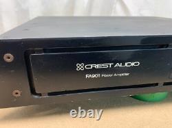 Crest Audio FA901 Vintage Professional DJ PA Stereo Power Amplifier USA Made