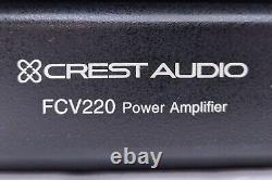 Crest Audio FCV220 2-Channel Commercial Power Amplifier Pro Audio Studio Amp